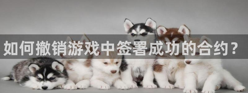 新城平台日7O777：如何撤销游戏中签署成功的合约？